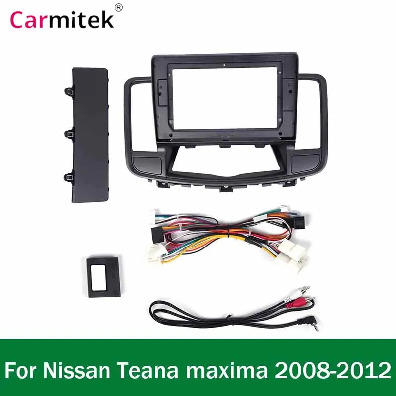 Autós GPS Navigáció Sztereó Nissan Teana maxima 2008-2013 Rádió Fascias Panel Keret Illik 2Din 10-es Dash fejegység képernyő