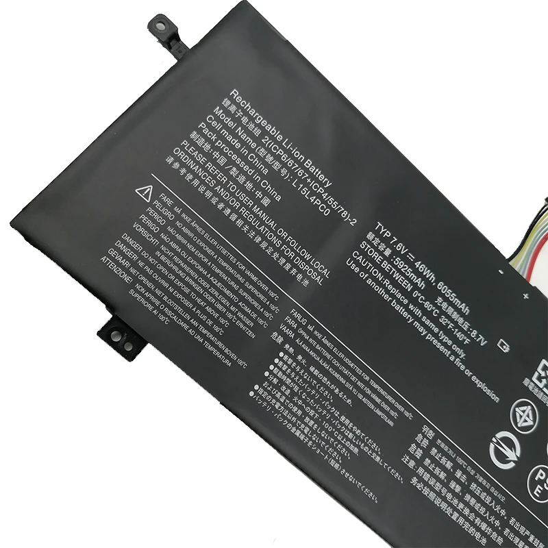Eredeti Laptop akkumulátor A Lenovo IdeaPad 710S-13ISK K22-80 xiaoxin Air 13 L15M4PC0 L15S4PC0 L15L4PC0 7.5 V 46wh