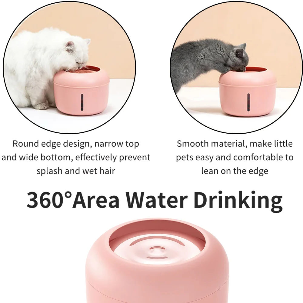 Etetés Víz Folyik Szökőkút Automatikus Ivó Kisállat Macska itatót Kisállat Kutya Macska ivókút 2.5 L, 1 Szűrő Doboz