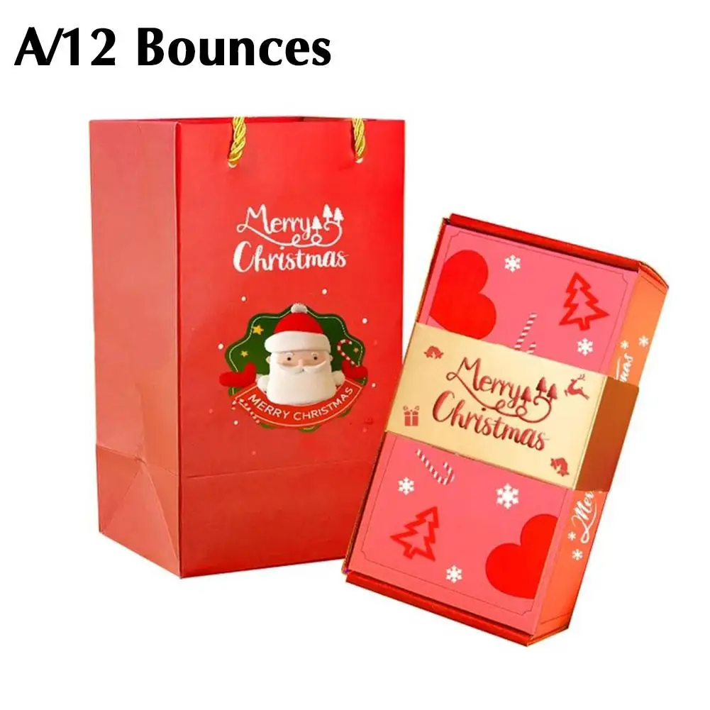 Karácsonyi Meglepetés Jumping Box díszdobozban Diy Összecsukható Papír Doboz Pénzt, Születésnapi, Esküvői Meglepetés Ugrál Doboz Karácsonyra U7V0